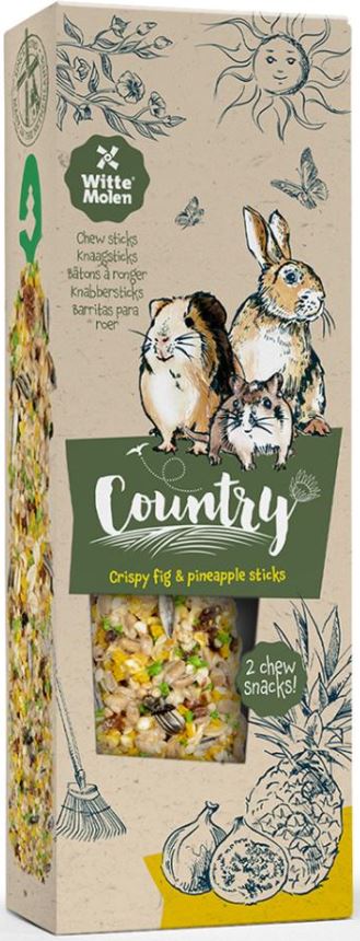 WITTE MOLEN Country Baton pentru rozatoare, cu Smochine si Ananas 110g