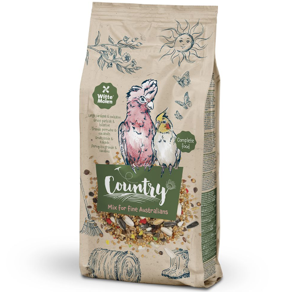 Hrana pentru nimfe si cacadu Witte Molen Country 2.5kg - Animax