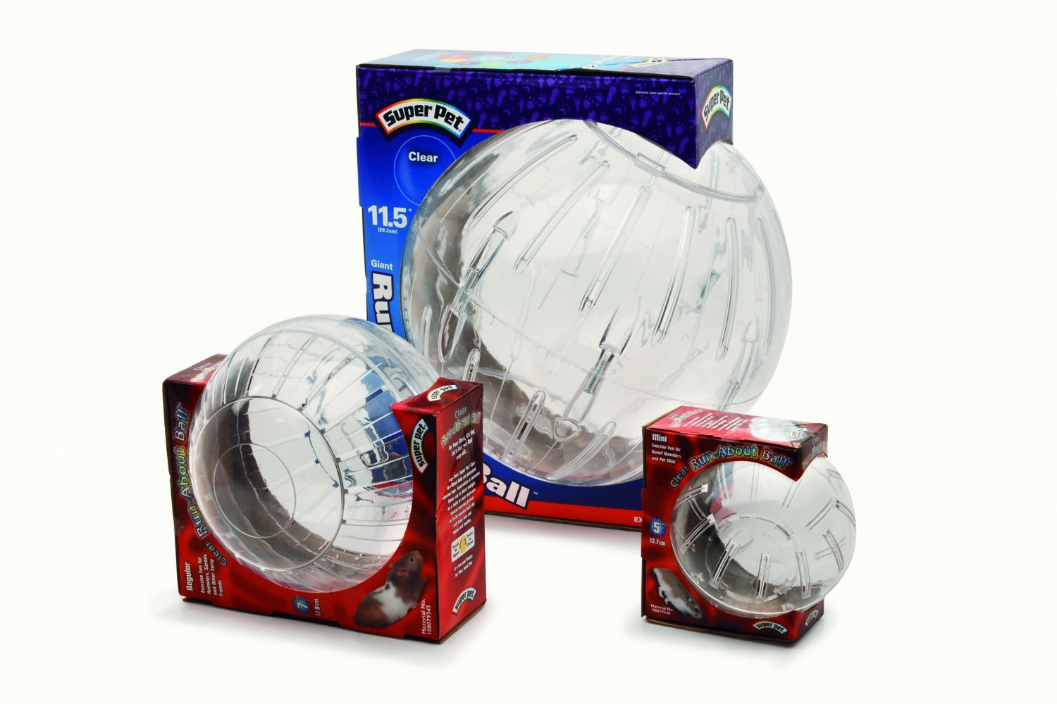 Jucarie pentru hamsteri Bila Plastic Premium 12.5cm - Animax