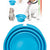 Castron pliabil pentru caini Geo Squeeze L - Animax