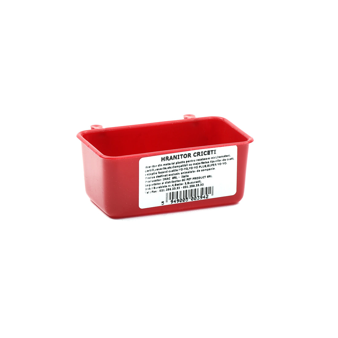 Hranitor din plastic pentru rozatoare Criceti - Animax