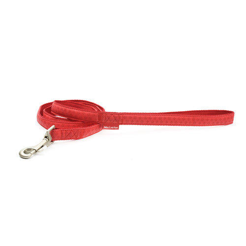 Lesa pentru caini Macleather Rosu 20 mm - Animax