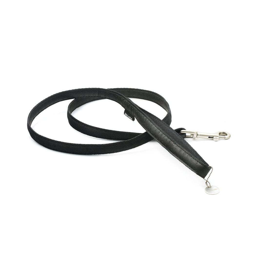 Lesa din piele pentru caini Macleather Negru 15 mm - Animax