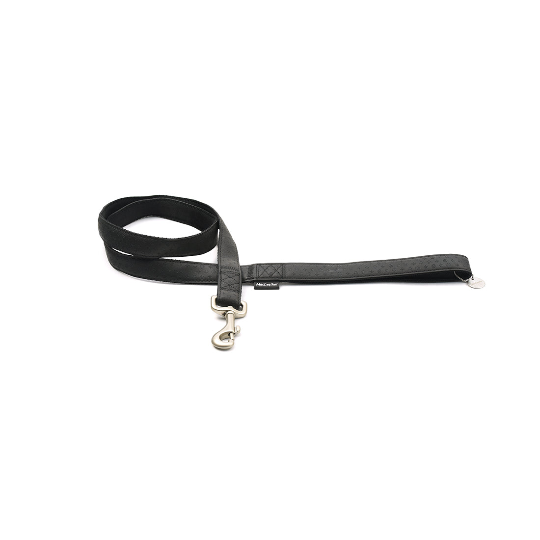 Lesa pentru caini Macleather Negru 25 mm - Animax