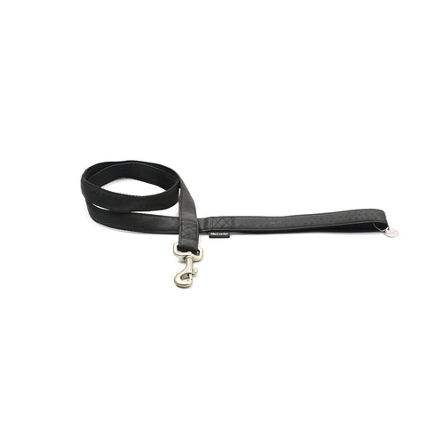 Lesa pentru caini Macleather Negru 25 mm - Animax
