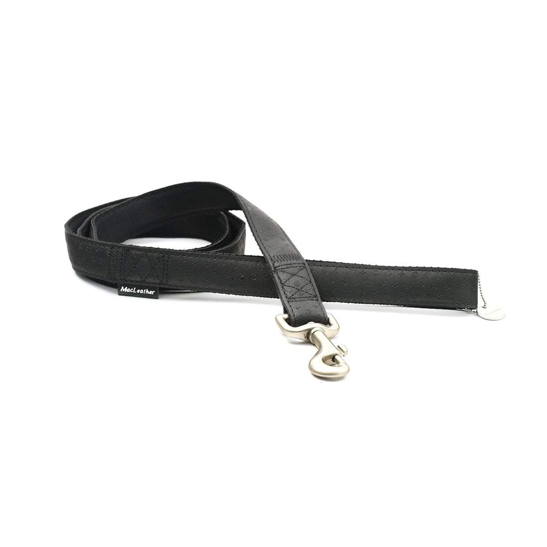 Lesa pentru caini Macleather Negru 25 mm - Animax