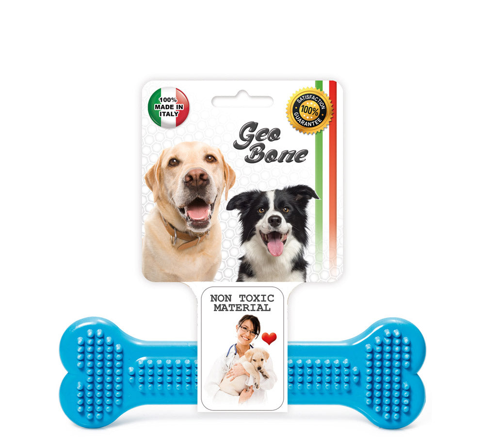 Os din plastic pentru caini Geo 16x5cm - Animax