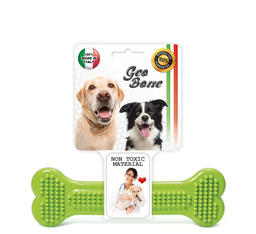 Os din plastic pentru caini Geo 27.5x8.5 cm - Animax