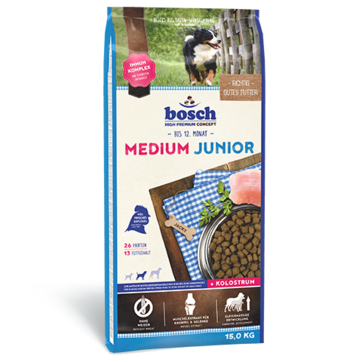 Hrana uscata pentru caini Bosch Medium Junior 15 kg - Animax