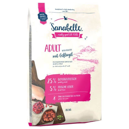 Hrana uscata pentru pisici Sanabelle Adult cu pui 10 kg - Animax