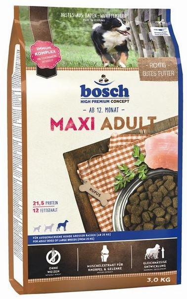 Hrana uscata pentru caini Bosch Maxi Adult 3 kg - Animax