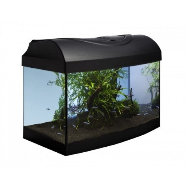 Acvariu din sticla Diversa Curb LED 40 Negru Curb 6W 40x25x25cm - Animax
