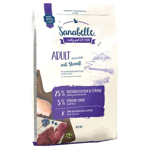 Hrana uscata pentru pisici Sanabelle Adult cu strut 10 kg - Animax