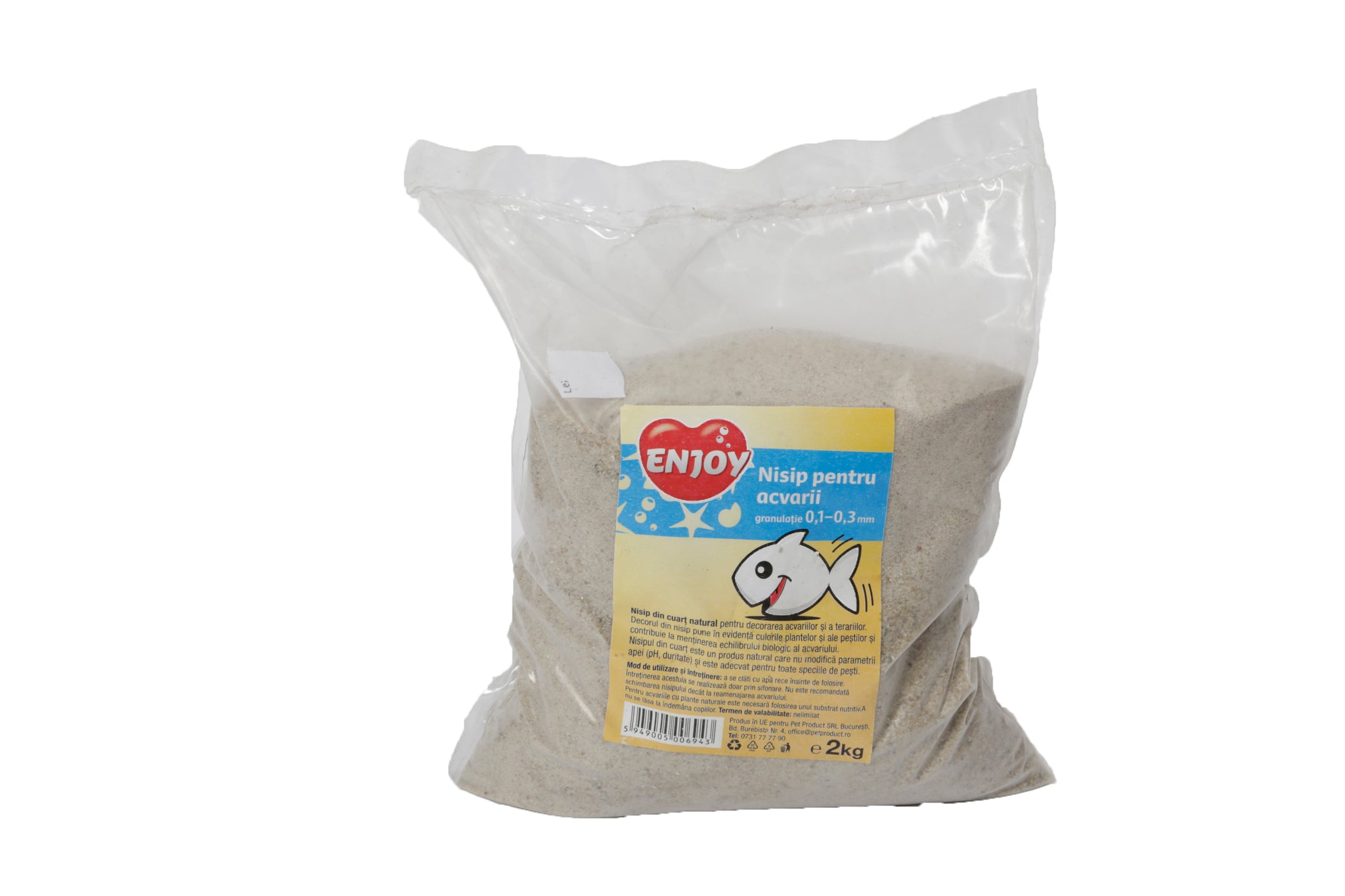 Nisip pentru acvariu Enjoy 0.1-0.3 mm 2kg - Animax