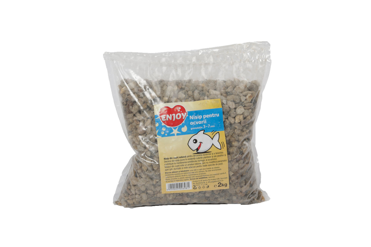 Nisip pentru acvariu Enjoy 3 - 7 mm 2 kg - Animax