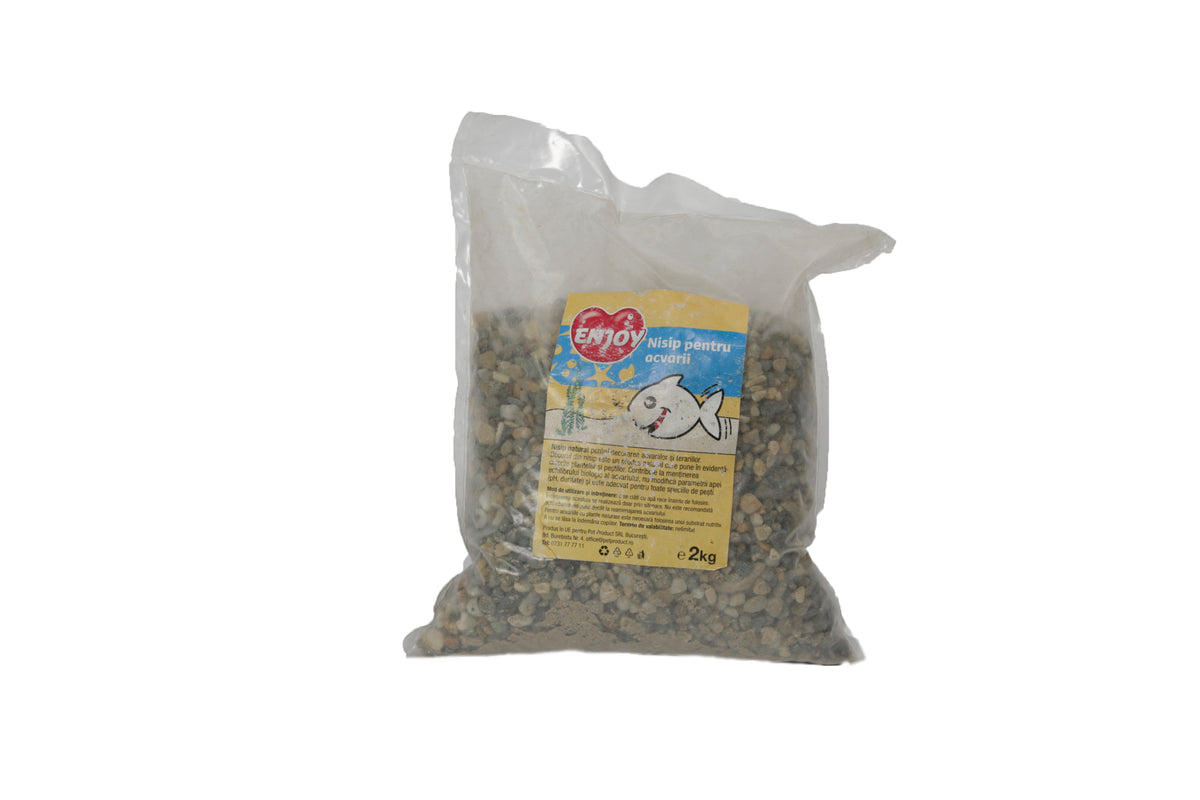 Nisip de rau pentru acvariu Enjoy 3-6mm 2kg - Animax