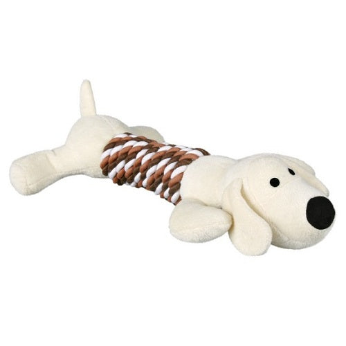 Jucarie pentru caini Trixie caine din plus si franghie 32cm - Animax