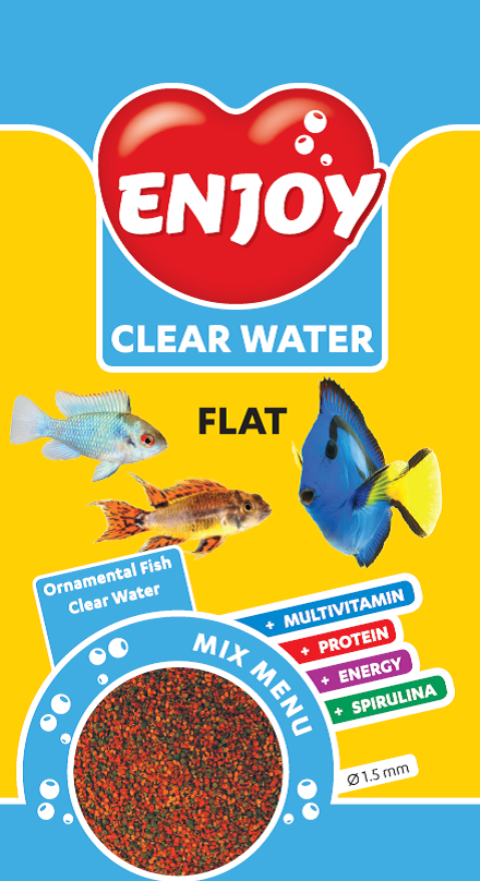 Hrana pentru pesti Enjoy Flat Mix Menu 250ml - Animax
