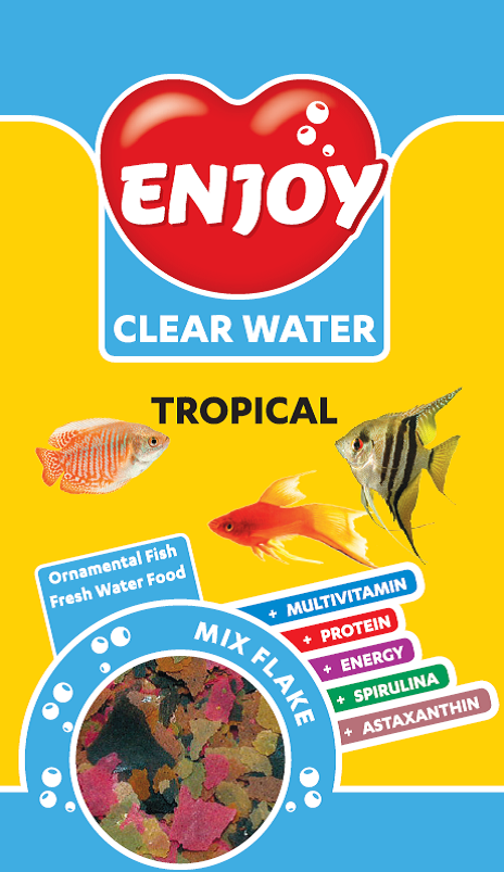 Hrana pentru pesti Enjoy Tropical Mix Flake 250ml - Animax