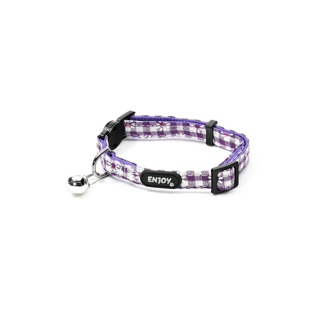 Zgarda din bumbac pentru pisici Enjoy S 21-32 cm - Animax