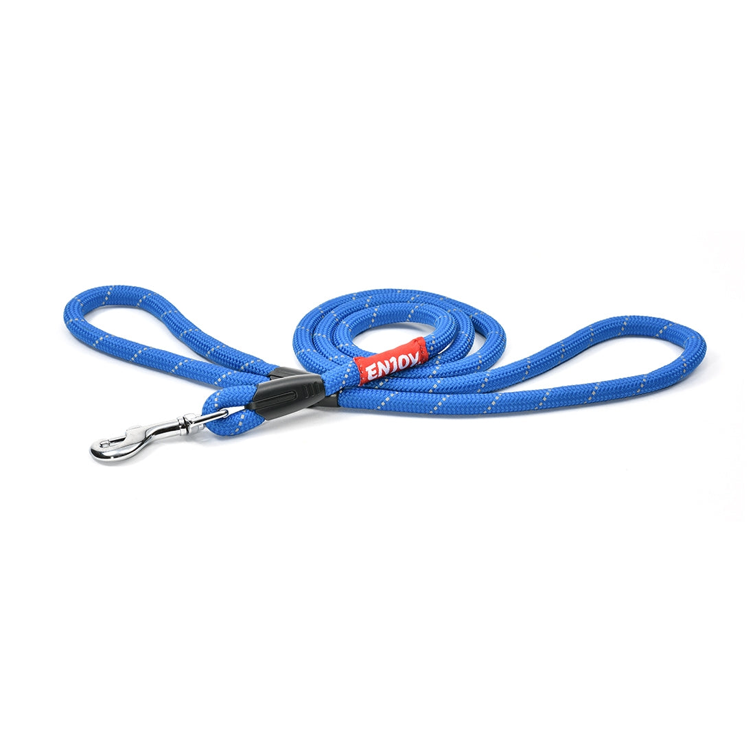 Lesa albastra sport reflectorizanta pentru caini Enjoy 1.0x170 cm - Animax