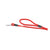 Lesa rosie sport reflectorizanta pentru caini Enjoy 0.8x400 cm - Animax