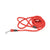 Lesa rosie sport reflectorizanta pentru caini Enjoy 0.8x400 cm - Animax