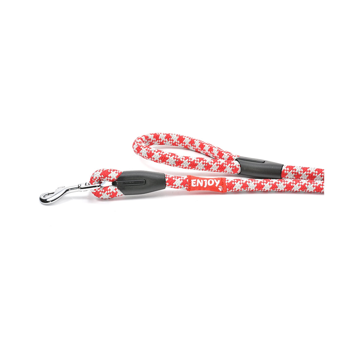 Lesa rosie sport reflectorizanta pentru caini Enjoy 1.3x120 cm - Animax