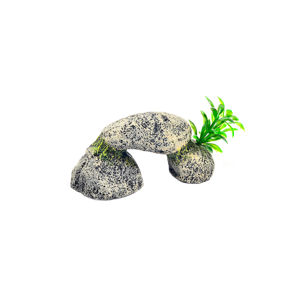 Decor pentru acvariu Enjoy Piatra cu Plante 13x6.6x5.5cm - Animax