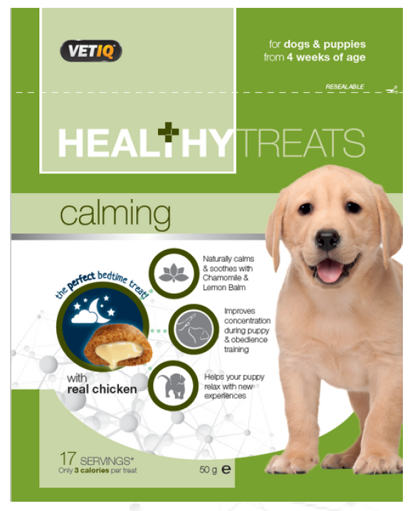 Recompense pentru caini Vetiq Calming Treats 50g - Animax