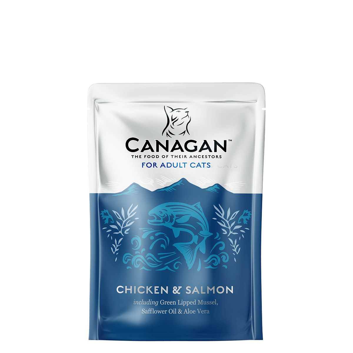 Hrana umeda pentru pisici Canagan Adult cu pui si somon 85g - Animax
