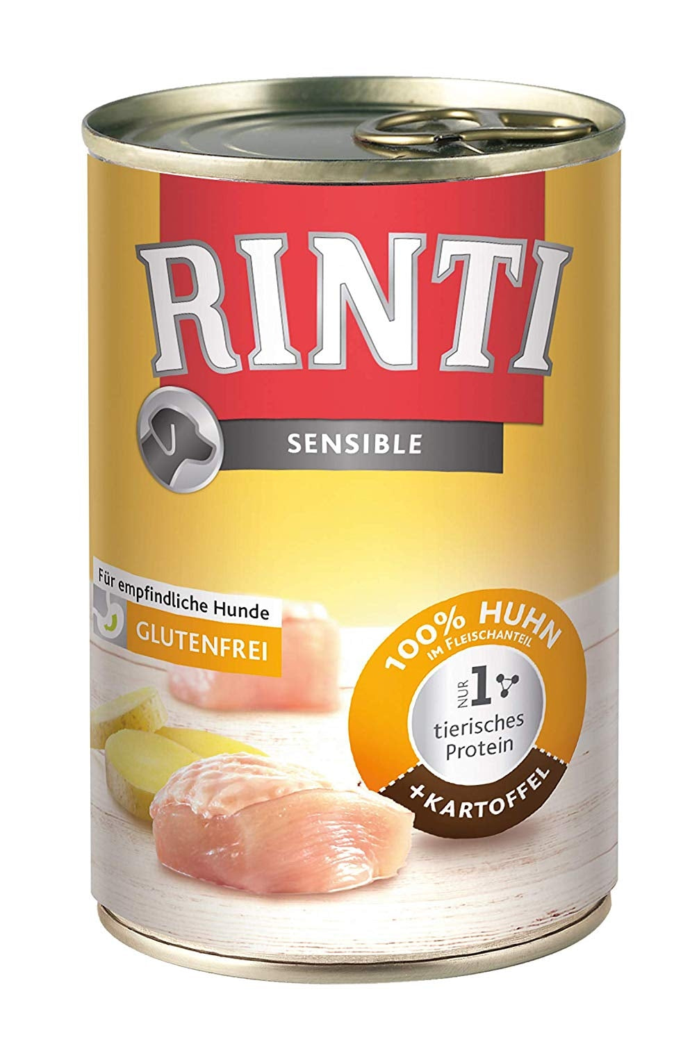 Hrana umeda pentru caini Rinti Sensible Pui si cartof 400 g - Animax