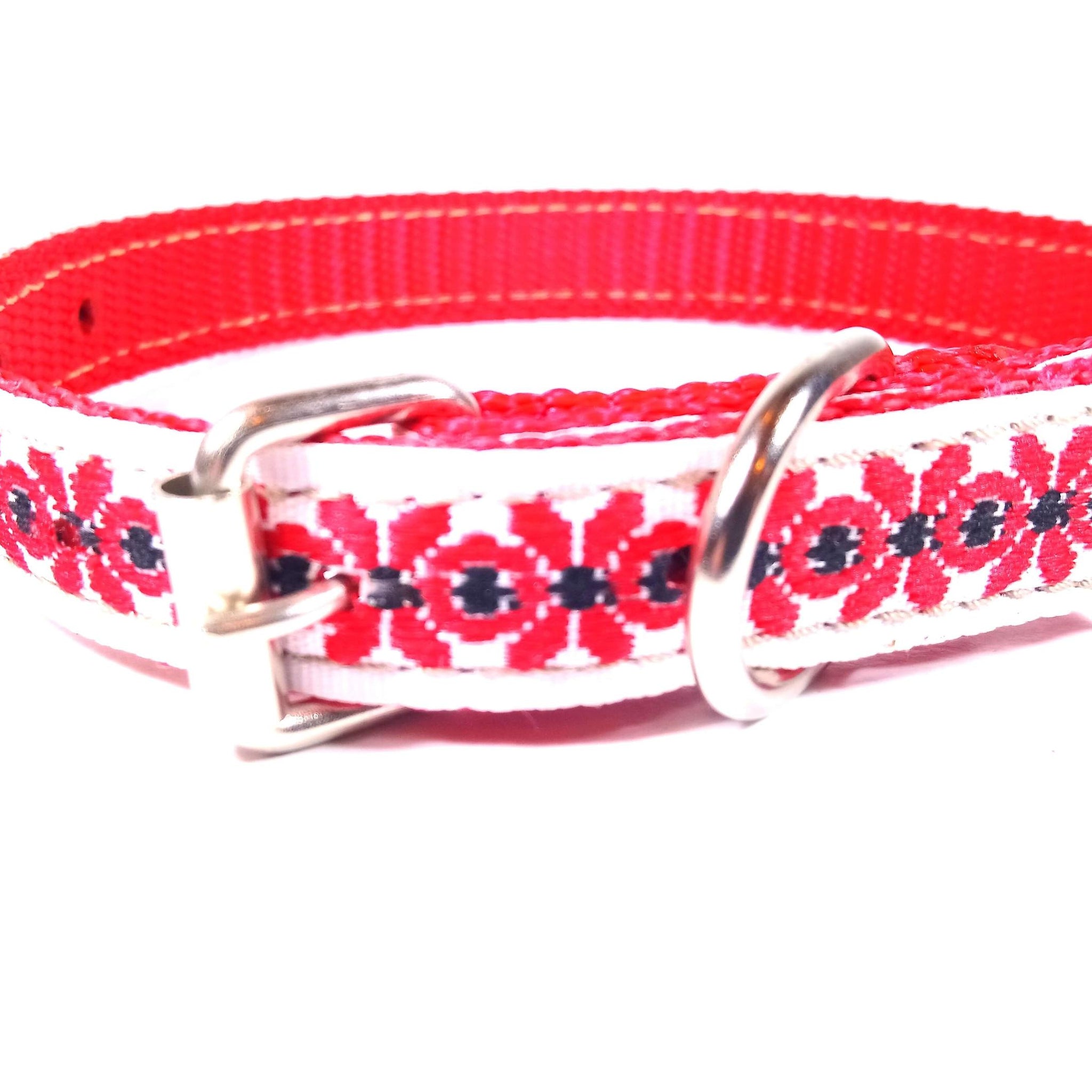 Zgarda chinga pentru caini Enjoy Motive Traditionale  20x48mm - Animax