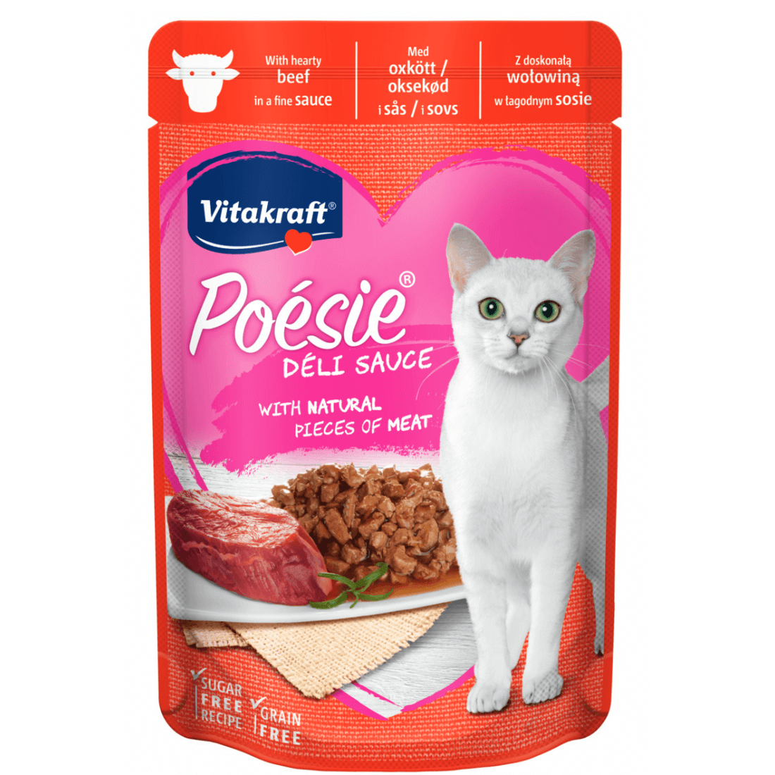 Hrana umeda pentru pisici Vitakraft Plic Vita in sos 85g - Animax