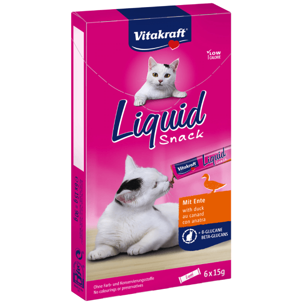 Snack lichid pentru pisici Vitakraft Pui 6x15g PROMO - Animax