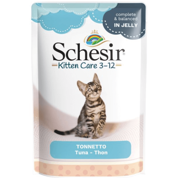Hrana umeda pentru pisici Schesir Junior Ton 85g - Animax