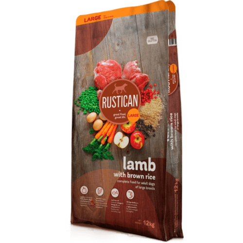Hrana uscata pentru caini Rustican Large Breed Miel&Orez brun 12kg - Animax