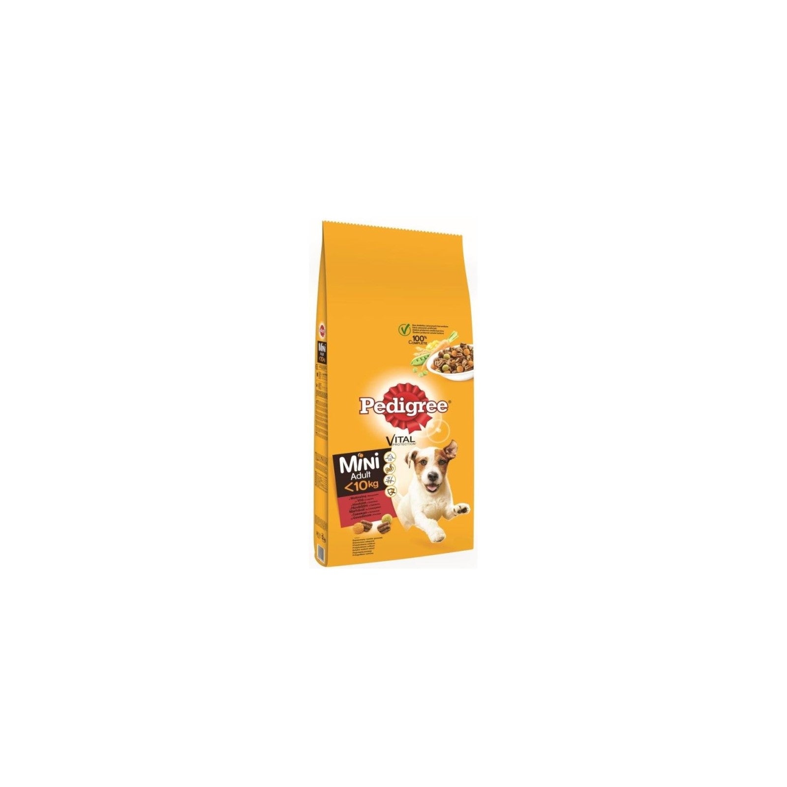Hrana uscata pentru caini Pedigree Mini Adult cu vita si legume 2 kg - Animax