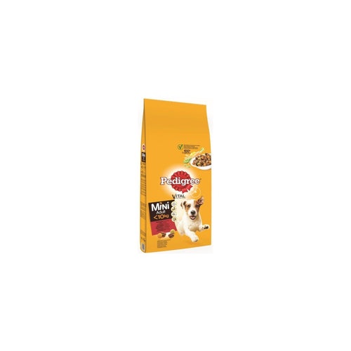 Hrana uscata pentru caini Pedigree Mini Adult cu vita si legume 2 kg - Animax
