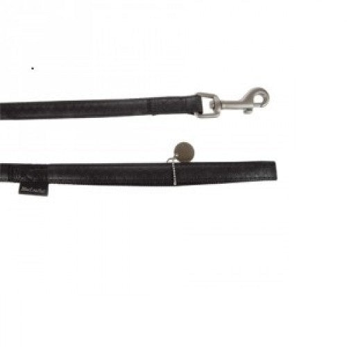 Lesa caini Macleather Negru 20 mm - Animax