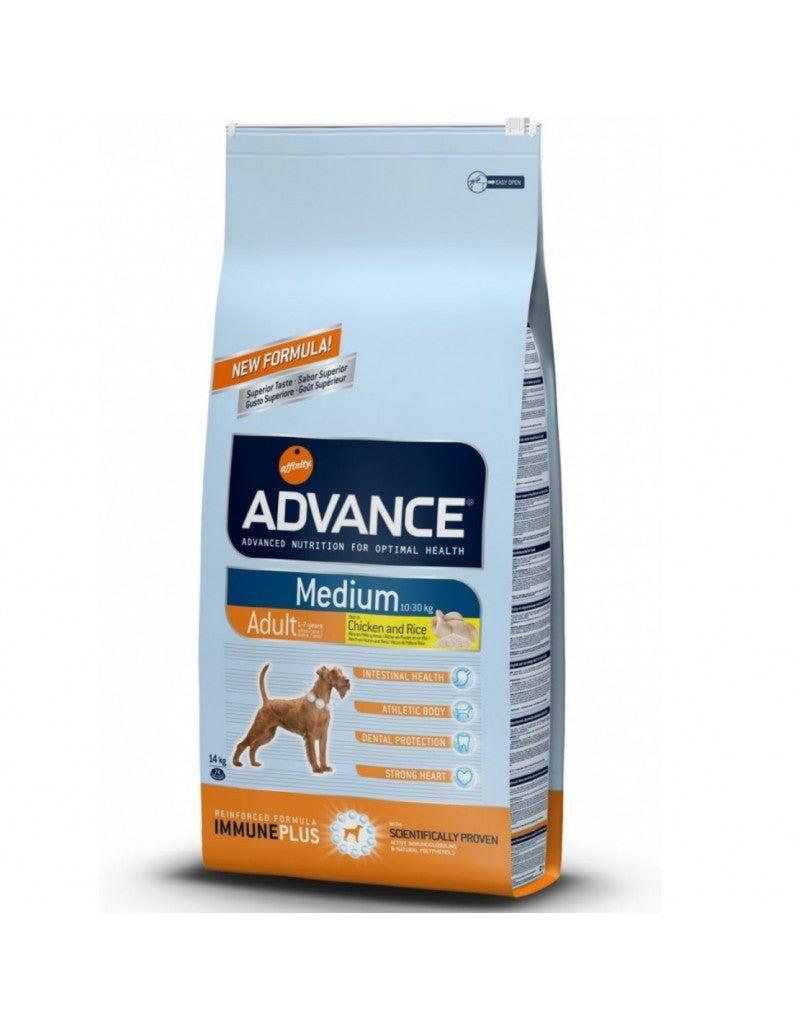 Hrana uscata pentru caini Advance Dog Adult Medium 14Kg - Animax