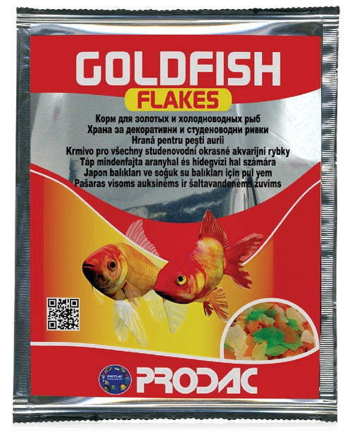 Hrana pentru pesti Prodac Goldfish Flakes 12 g - Animax