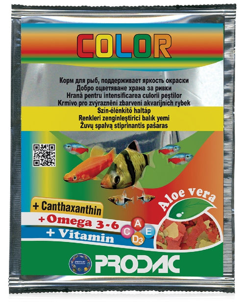 Hrana pentru pesti Prodac Color 12 g - Animax