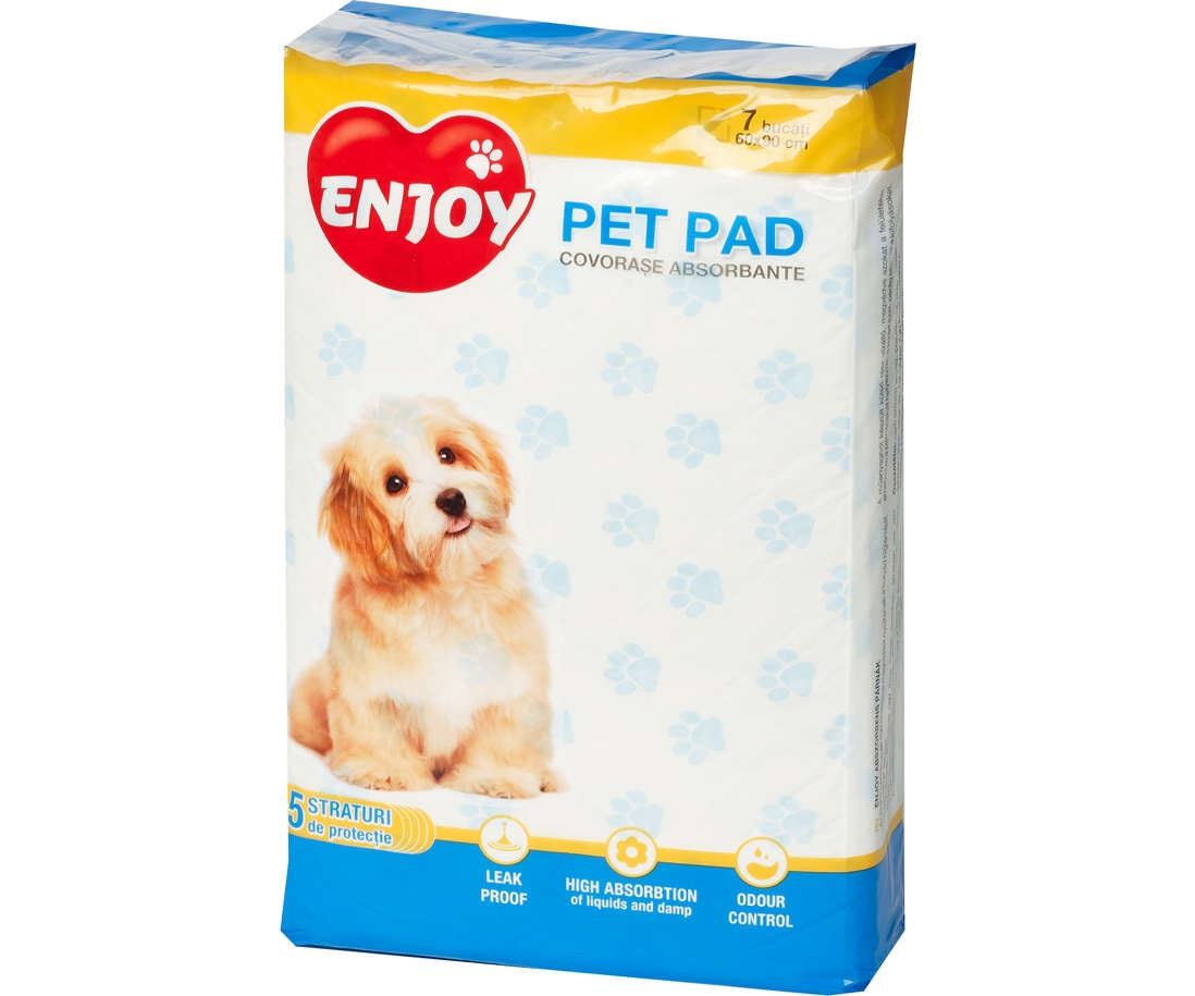 Covorase absorbante pentru caini Enjoy 60x90cm 7 bucati - Animax