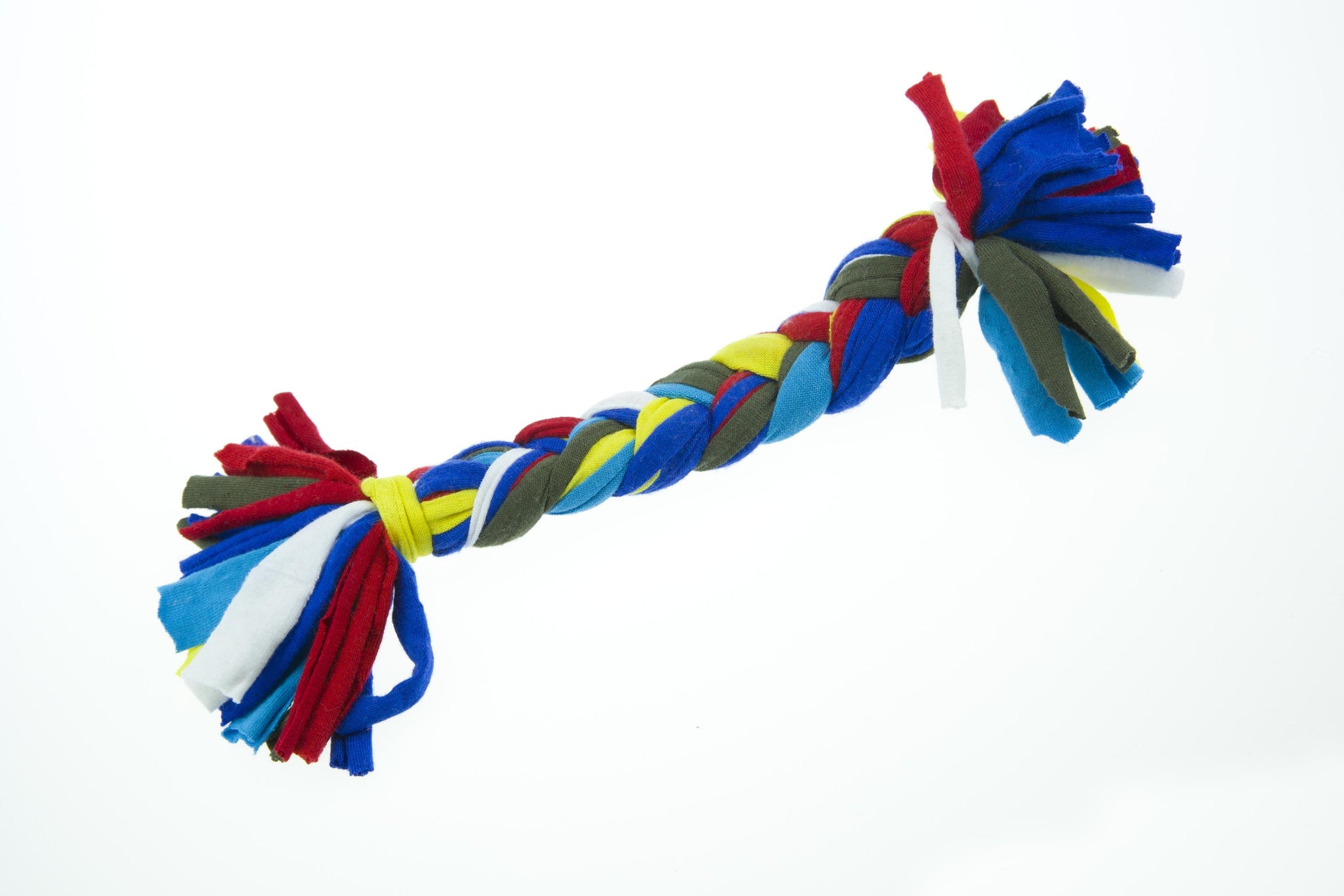 Jucarie pentru caini sfoara impletita din bumbac Enjoy 26 cm - Animax