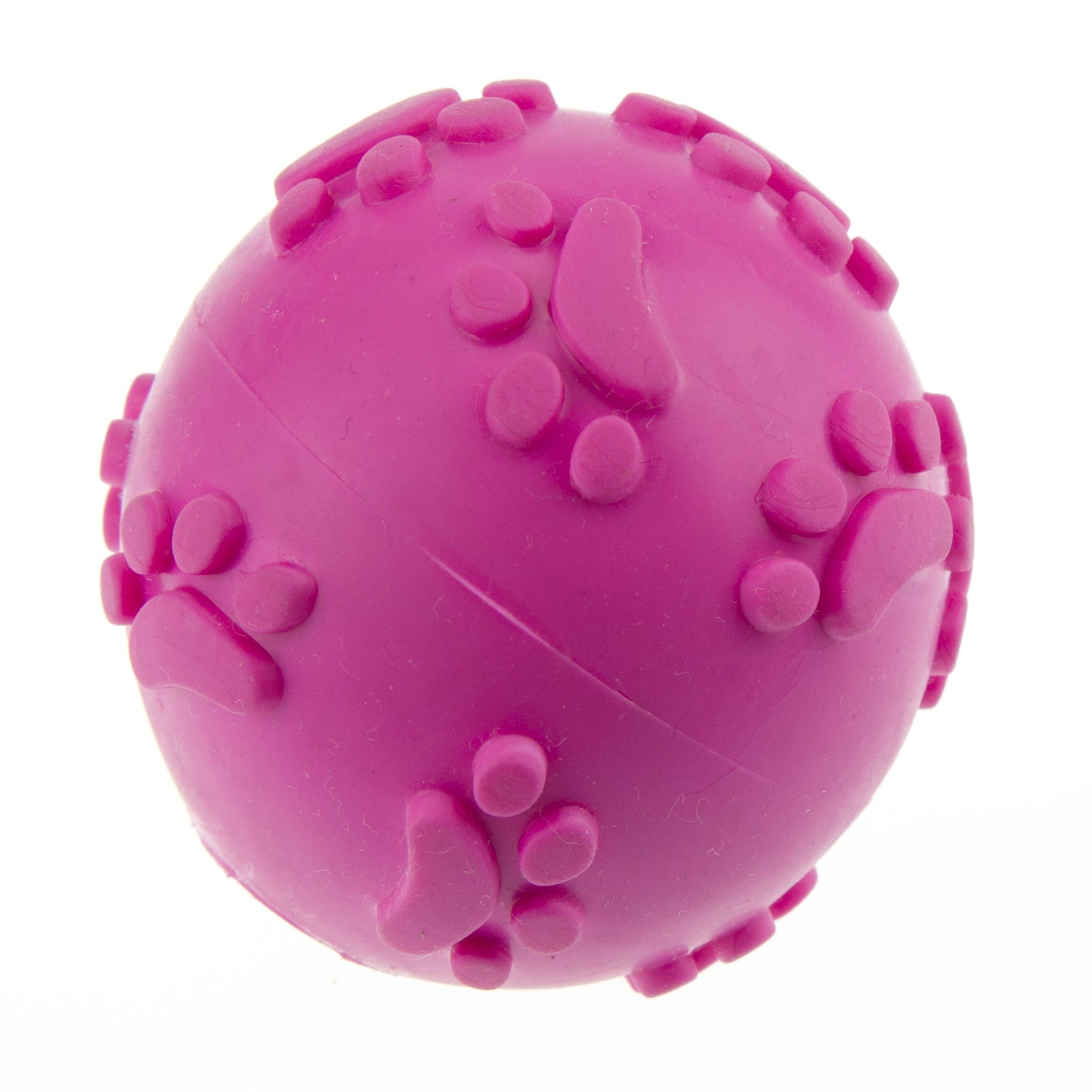 Jucarie pentru caini minge cu labute Enjoy 6 cm - Animax