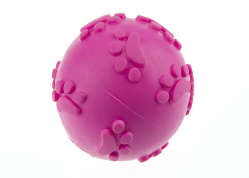 Jucarie pentru caini minge cu labute Enjoy 6 cm - Animax