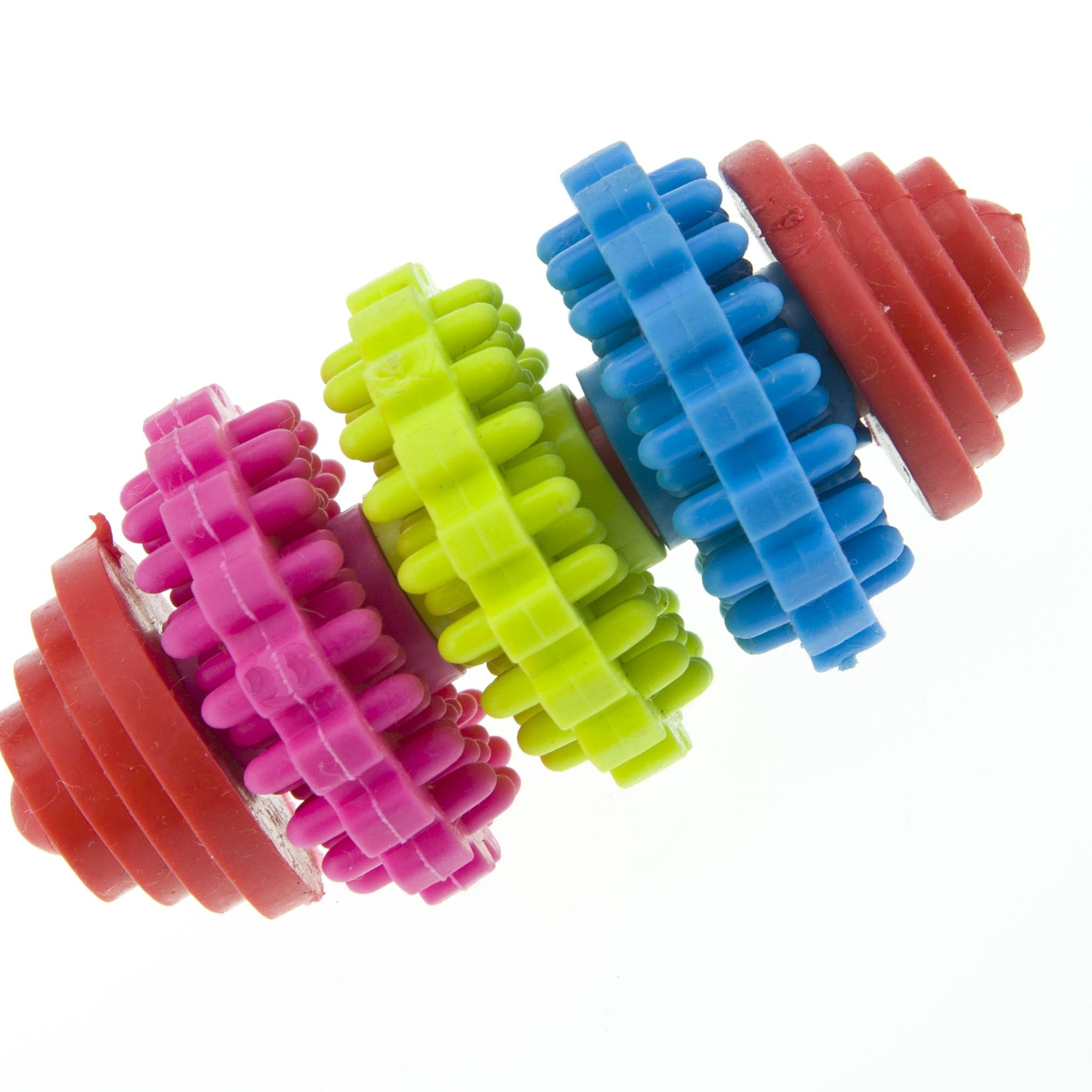 Jucarie pentru caini gantera cu inele Enjoy 7.5 cm - Animax
