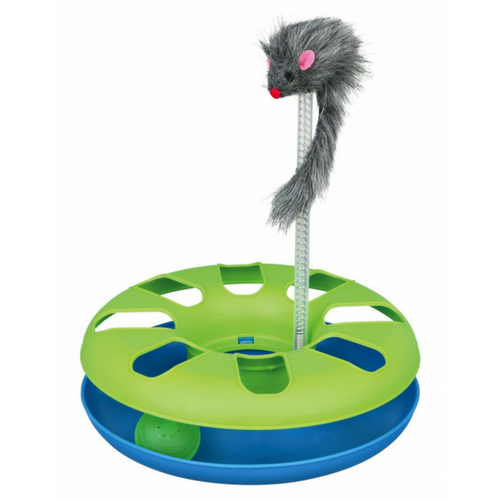 Jucarie pentru pisici circuit cu soarece 24x29 cm Trixie - Animax