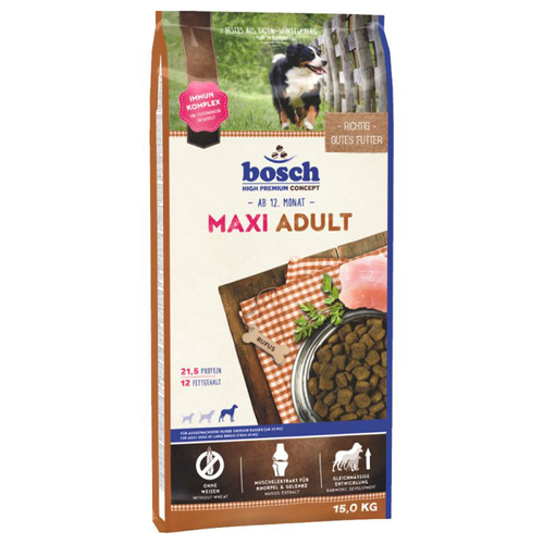 Hrana uscata pentru caini Bosch Maxi Adult 15 kg - Animax